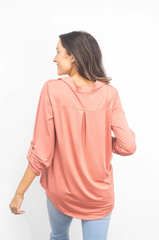 V-Neck Half Sleeve Top