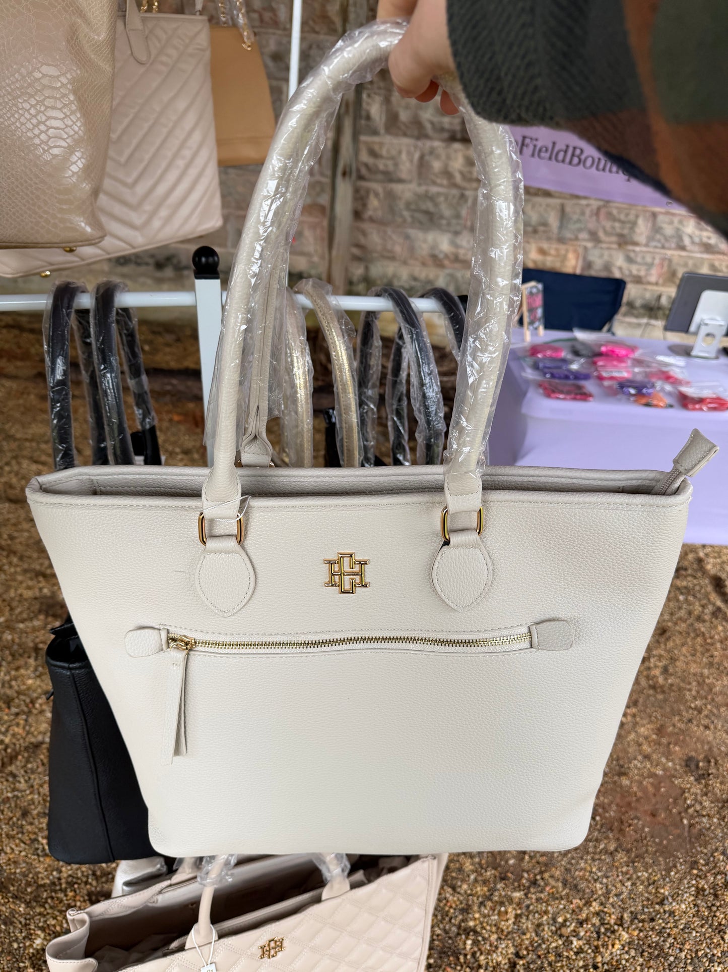 Cream Tote