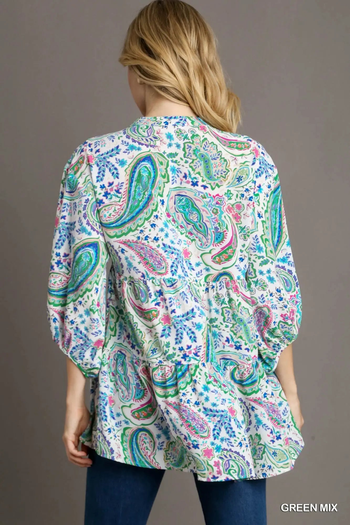 Green Mix Umgee Top