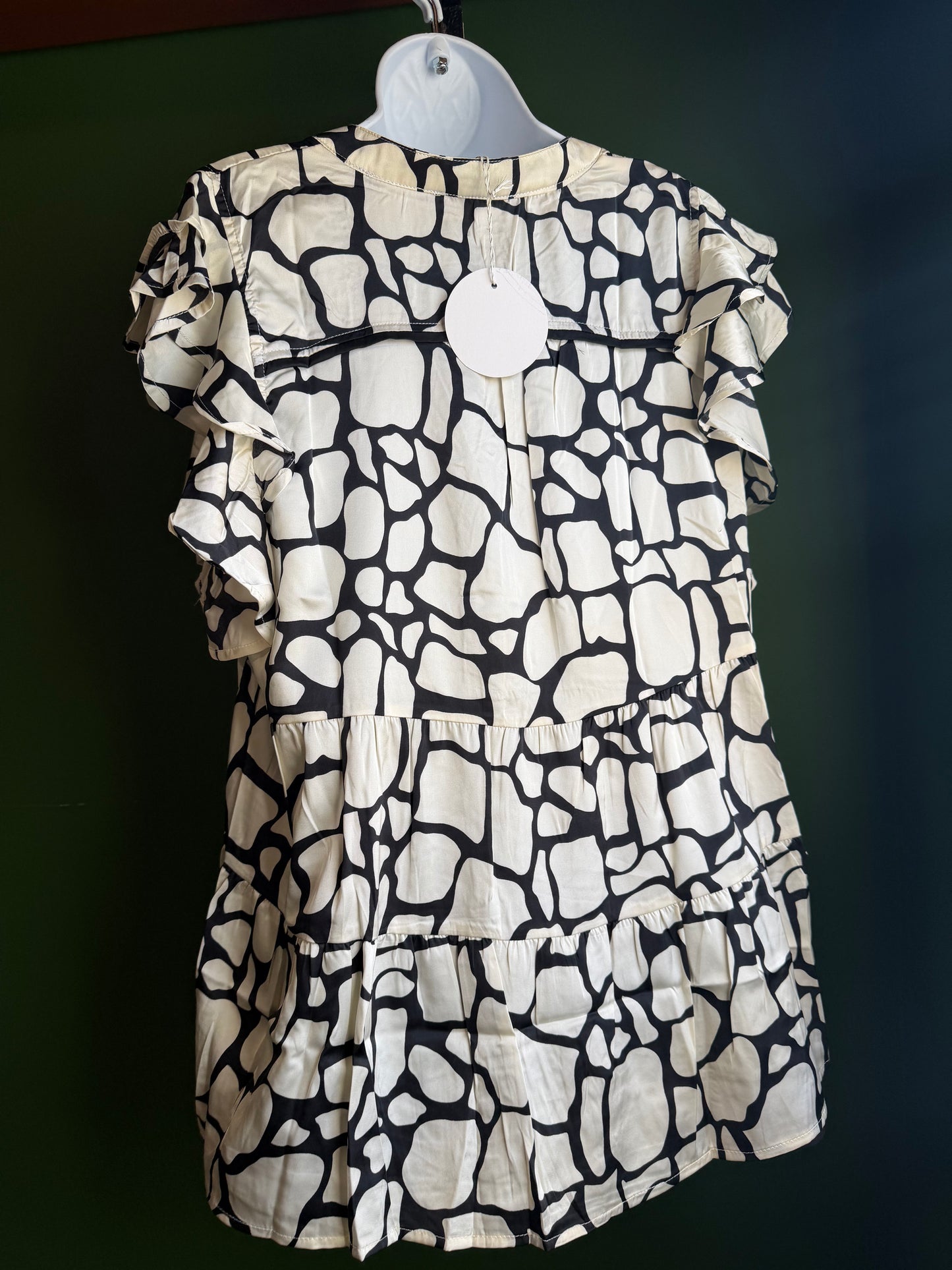 Two Tone Baby Doll Top