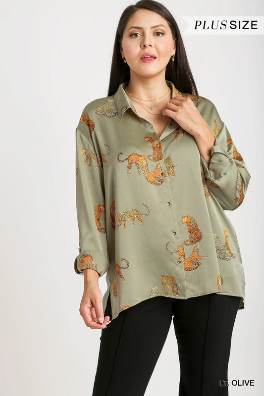 Olive Umgee Long Sleeve Top