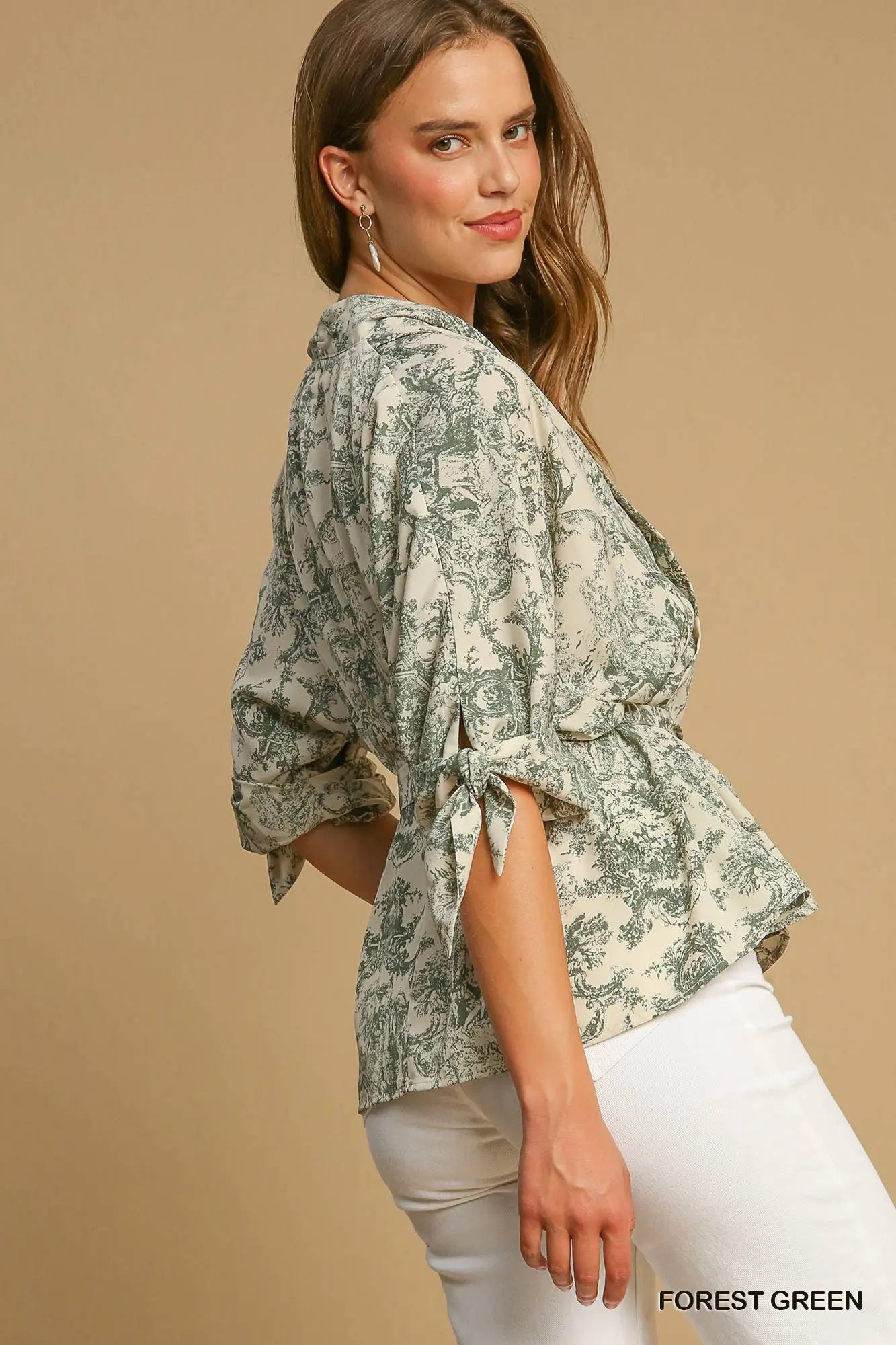 Kenzie top Forest Green