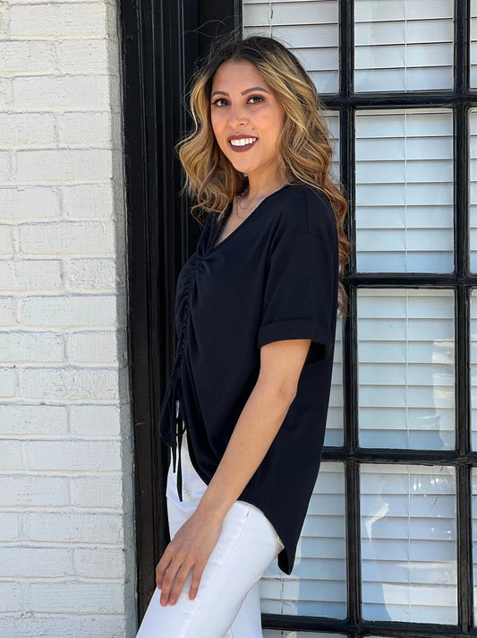 Cinch Me Short Sleeve Top