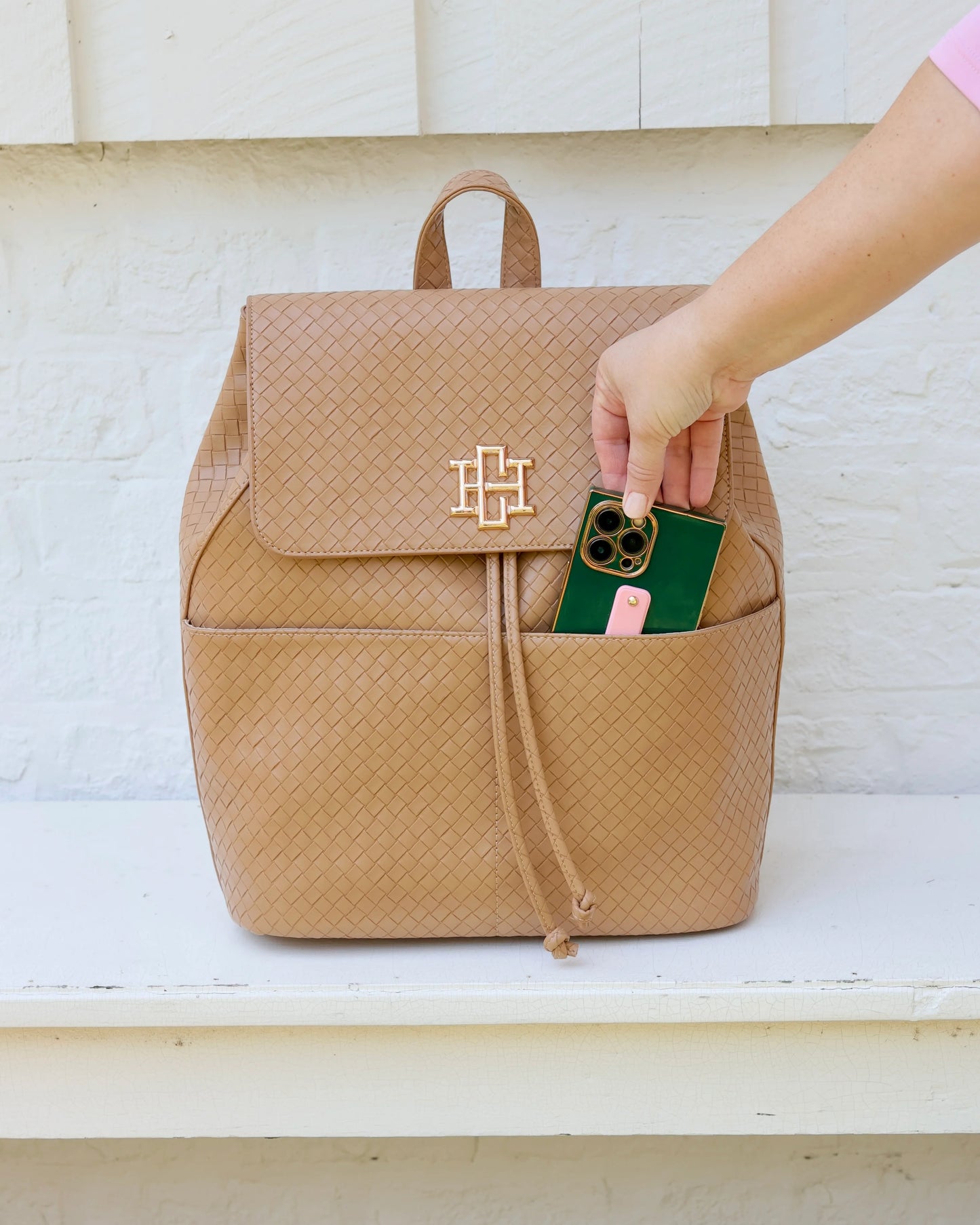 Backpack Woven Tan